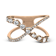 ZR2020 Right Hand Ring in 14k Gold with Diamonds