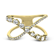 ZR2020 Right Hand Ring in 14k Gold with Diamonds