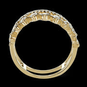 ZR2021 Right Hand Ring in 14k Gold with Diamonds