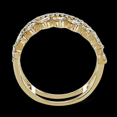ZR2021 Right Hand Ring in 14k Gold with Diamonds