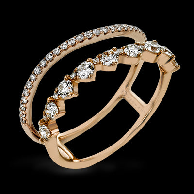 ZR2021 Right Hand Ring in 14k Gold with Diamonds