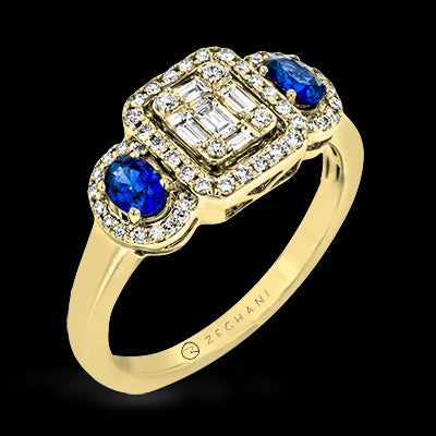 ZR2024 Right Hand Ring in 14k Gold with Diamonds