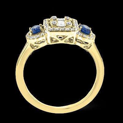 ZR2024 Right Hand Ring in 14k Gold with Diamonds