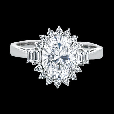 ZR2038 Engagement Ring in 14k Gold with Diamonds