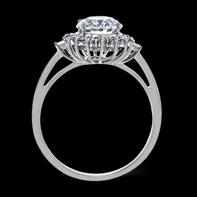 ZR2038 Engagement Ring in 14k Gold with Diamonds