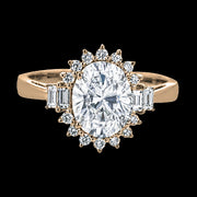 ZR2038 Engagement Ring in 14k Gold with Diamonds