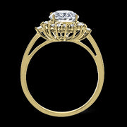 ZR2038 Engagement Ring in 14k Gold with Diamonds