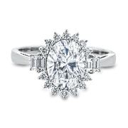 ZR2038 Engagement Ring in 14k Gold with Diamonds