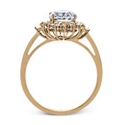 ZR2038 Engagement Ring in 14k Gold with Diamonds