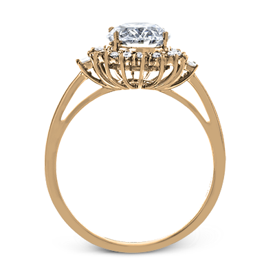 ZR2038 Engagement Ring in 14k Gold with Diamonds