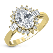 ZR2038 Engagement Ring in 14k Gold with Diamonds