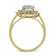 ZR2038 Engagement Ring in 14k Gold with Diamonds