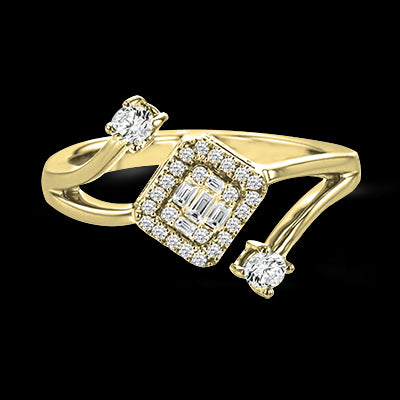 ZR2050 Right Hand Ring in 14k Gold with Diamonds