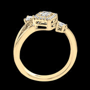 ZR2050 Right Hand Ring in 14k Gold with Diamonds