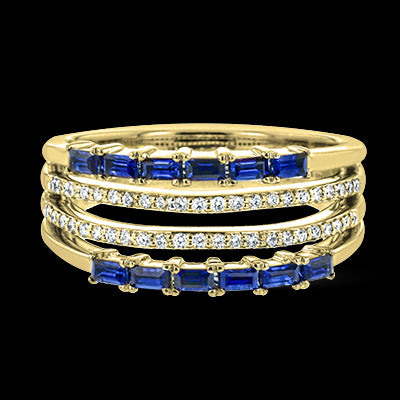 ZR2051 Right Hand Ring in 14k Gold with Diamonds