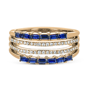 ZR2051 Right Hand Ring in 14k Gold with Diamonds