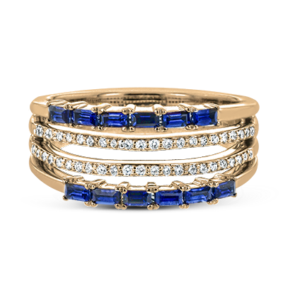 ZR2051 Right Hand Ring in 14k Gold with Diamonds