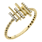 ZR2063-Y Right Hand Ring in 14k Gold with Diamonds