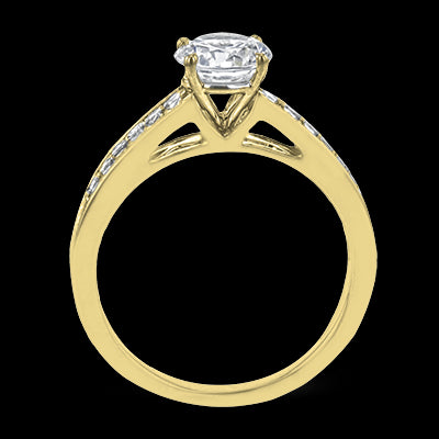 ZR2092 Engagement Ring in 14k Gold