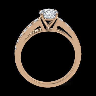 ZR2093 Engagement Ring in 14k Gold with Diamonds