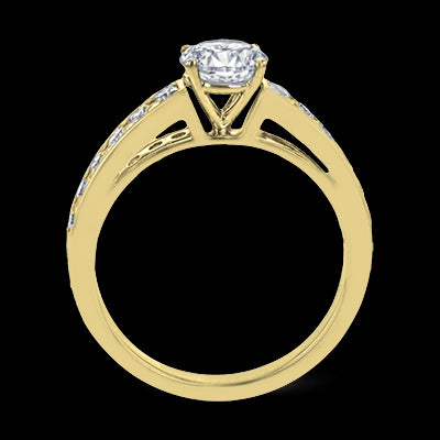 ZR2093 Engagement Ring in 14k Gold with Diamonds