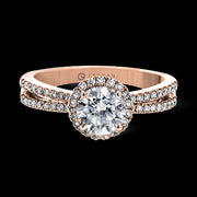 ZR2094 Engagement Ring in 14k Gold with Diamonds