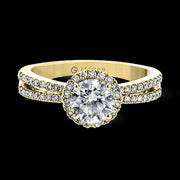 ZR2094 Engagement Ring in 14k Gold with Diamonds