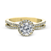 ZR2094 Engagement Ring in 14k Gold with Diamonds