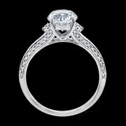 ZR2095 Engagement Ring in 14k Gold with Diamonds