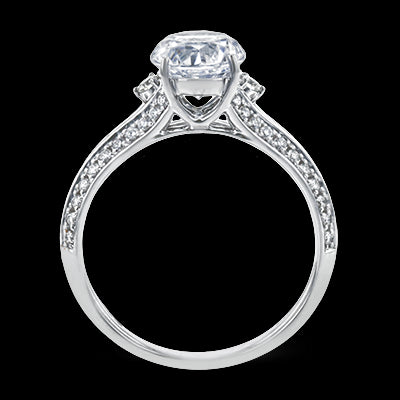 ZR2095 Engagement Ring in 14k Gold with Diamonds