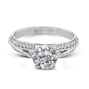 ZR2095 Engagement Ring in 14k Gold with Diamonds