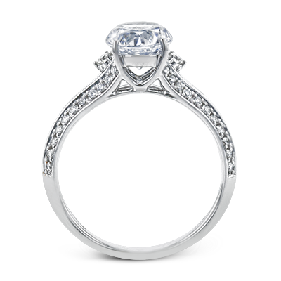 ZR2095 Engagement Ring in 14k Gold with Diamonds