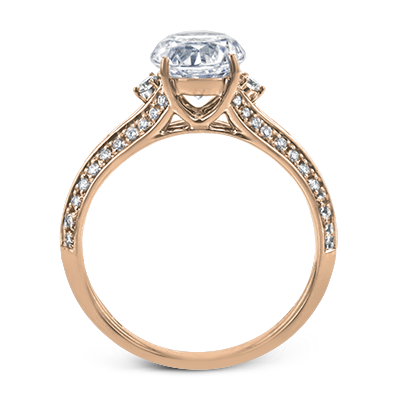 ZR2095 Engagement Ring in 14k Gold with Diamonds