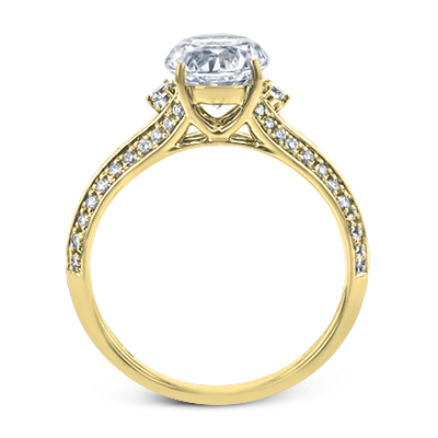 ZR2095 Engagement Ring in 14k Gold with Diamonds