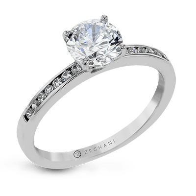 ZR20CHER Wedding Set in 14k Gold with Diamonds