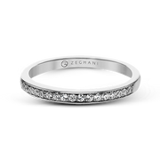 ZR20PVWB Wedding Band in 14k Gold with Diamonds
