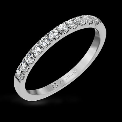 ZR20SPWB Wedding Band in 14k Gold with Diamonds