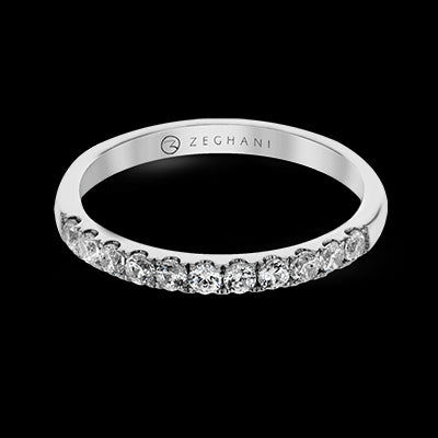 ZR20SPWB Wedding Band in 14k Gold with Diamonds