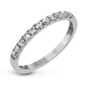 ZR20SPWB Wedding Band in 14k Gold with Diamonds