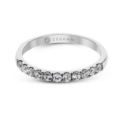 ZR20SPWB Wedding Band in 14k Gold with Diamonds