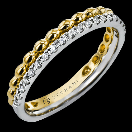 ZR2101 Right Hand Ring in 14k Gold with Diamonds