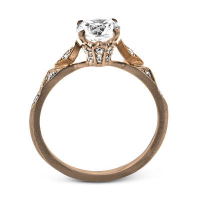 ZR2113 Engagement Ring in 14k Gold with Diamonds