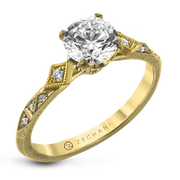 ZR2113 Engagement Ring in 14k Gold with Diamonds