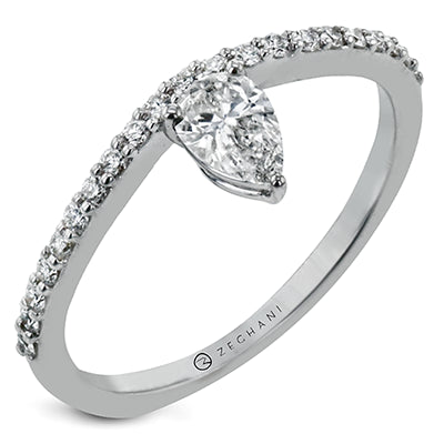 ZR2126 Color Ring in 14k Gold with Diamonds