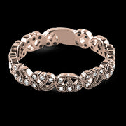 ZR216 Right Hand Ring in 14k Gold with Diamonds