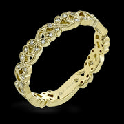 ZR216 Right Hand Ring in 14k Gold with Diamonds