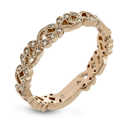 ZR216 Right Hand Ring in 14k Gold with Diamonds