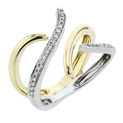 ZR2200 Right Hand Ring in 14k Gold with Diamonds
