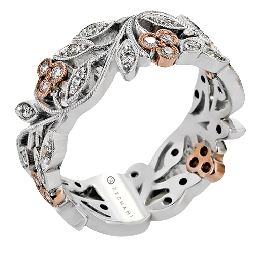 ZR220-A Right Hand Ring in 14k Gold with Diamonds