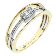ZR2221 Right Hand Ring in 14k Gold with Diamonds